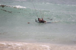 kite surf nage tractée