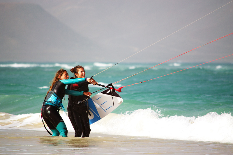 debuter en kite surf cap vert